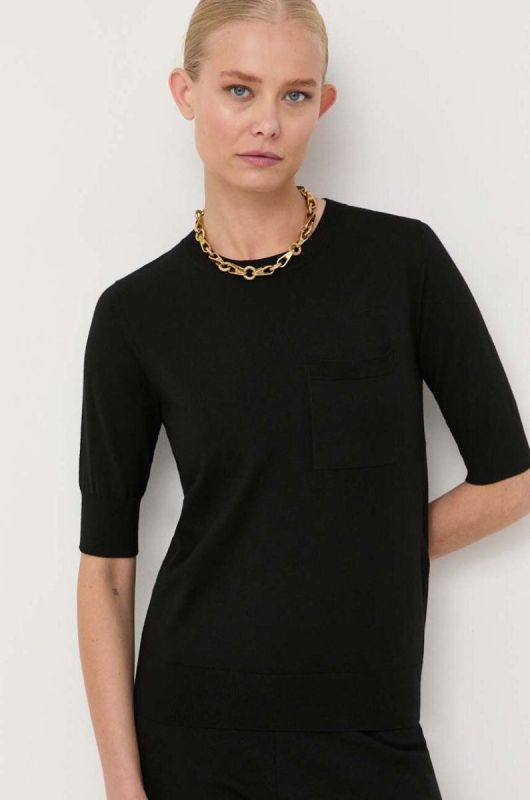 Светр Max Mara Leisure жіночий колір чорний легкий (3416548)