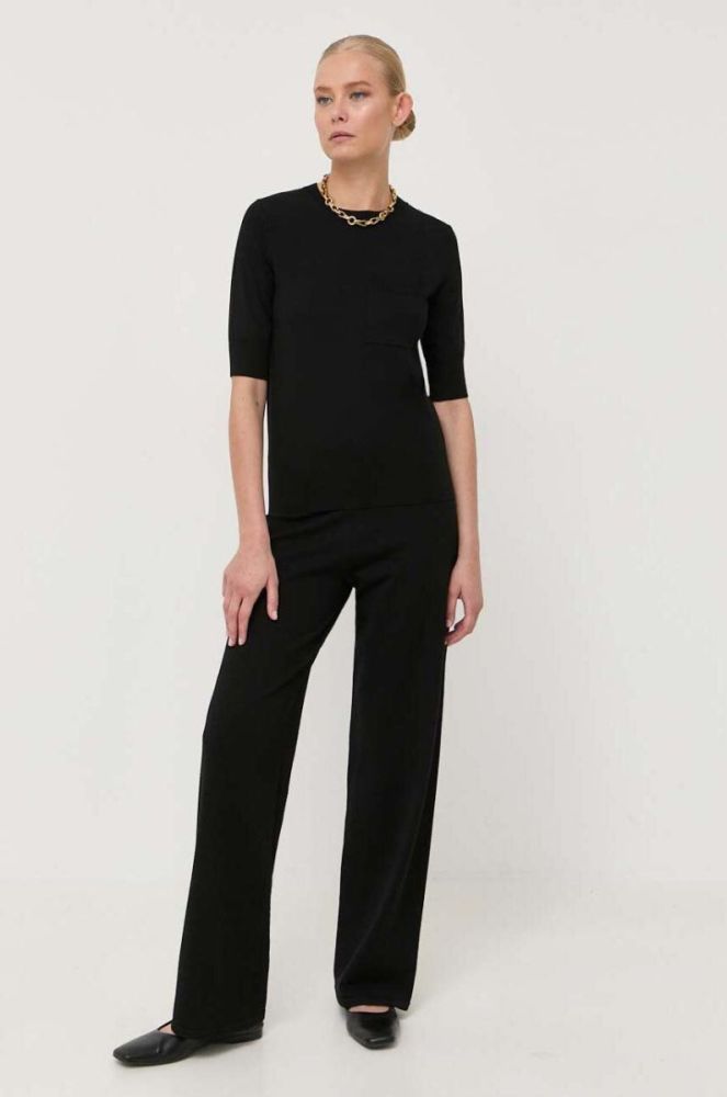 Светр Max Mara Leisure жіночий колір чорний легкий (3416548) фото 2