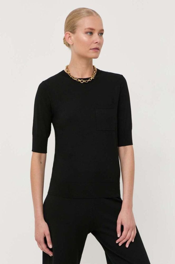 Светр Max Mara Leisure жіночий колір чорний легкий (3416548) фото 4
