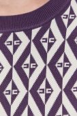 Светр Elisabetta Franchi жіночий колір фіолетовий легкий