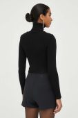 Светр Elisabetta Franchi жіночий колір чорний легкий гольф