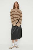 Светр з домішкою вовни Lovechild жіночий колір бежевий теплий