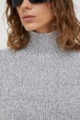 Светр з домішкою вовни Drykorn жіночий колір сірий півгольф