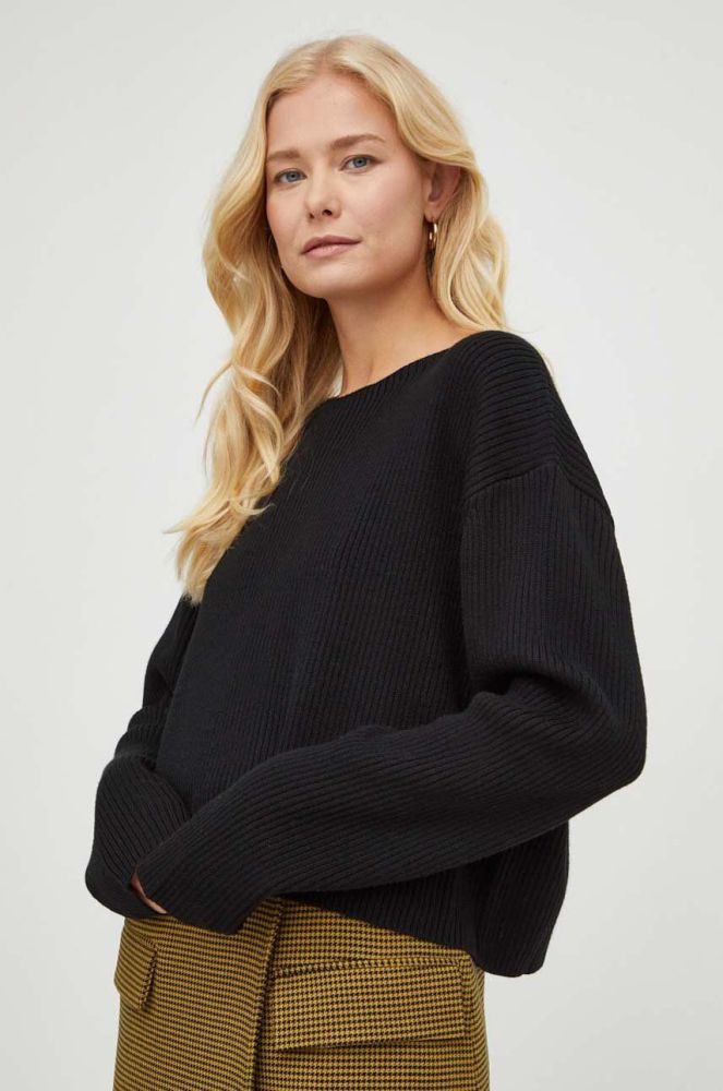 Вовняний светр Drykorn жіночий колір чорний легкий