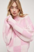 Светр з домішкою вовни Stine Goya жіночий колір рожевий теплий