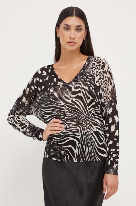 Светр Liu Jo жіночий колір чорний легкий (3434981)