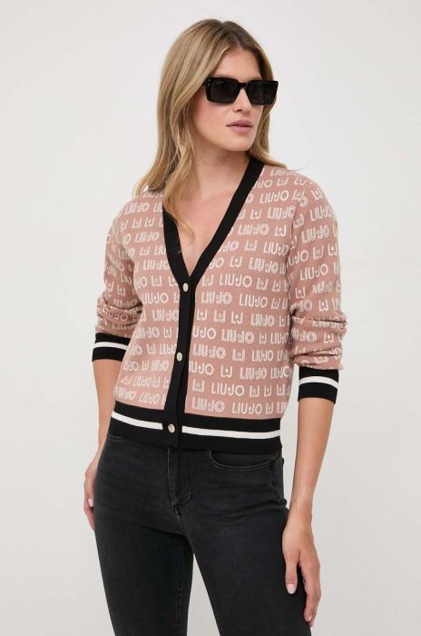 Джемпер Liu Jo жіночий колір рожевий легкий