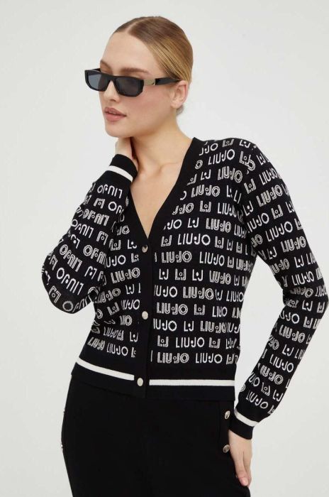 Джемпер Liu Jo жіночий колір чорний легкий (3504723)