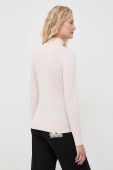 Светр Liu Jo жіночий колір рожевий легкий півгольф