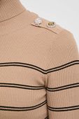 Светр Liu Jo жіночий колір бежевий легкий гольф (3614940)