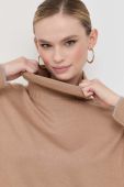 Светр Liu Jo жіночий колір коричневий легкий півгольф