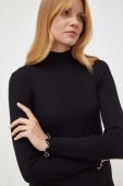 Светр Twinset жіночий колір чорний легкий гольф