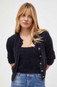 Кардиган і топ Twinset колір чорний легкий