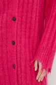 Вовняний кардиган Herskind колір рожевий легкий