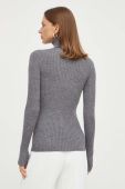 Вовняний светр Herskind жіночий колір сірий легкий гольф