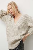 Вовняний светр Herskind жіночий колір бежевий (3630387)