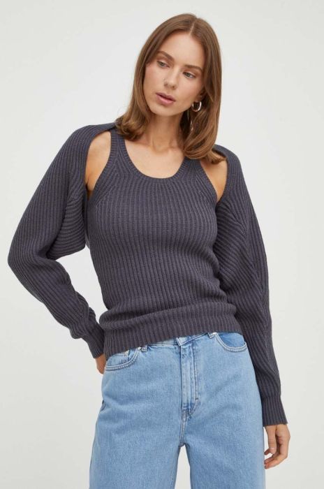 Комплект з домішкою вовни Herskind колір сірий