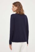 Светр з домішкою шовку Weekend Max Mara колір синій легкий гольф