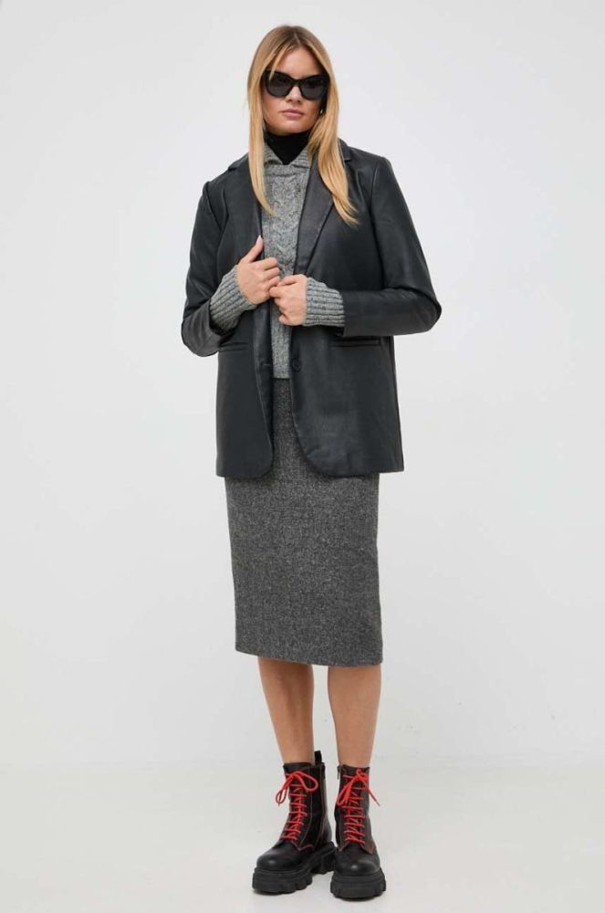 Вовняний светр Weekend Max Mara жіночий колір сірий фото 2