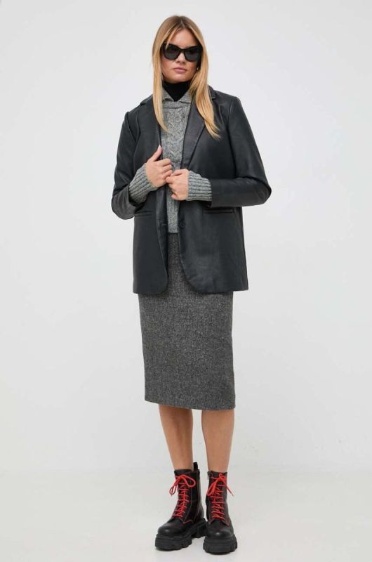 Вовняний светр Weekend Max Mara жіночий колір сірий фото 2