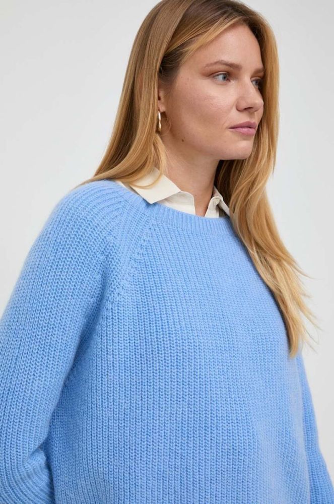 Светр з домішкою вовни Weekend Max Mara жіночий колір блакитний (3593820) фото 4