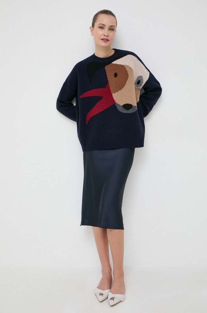 Вовняний светр Weekend Max Mara жіночий колір барвистий