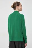 Светр з кашеміру Weekend Max Mara колір зелений легкий півгольф