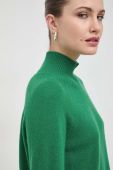 Светр з кашеміру Weekend Max Mara колір зелений легкий півгольф