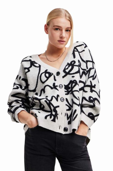 Джемпер Desigual жіночий колір бежевий