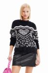 Светр Desigual жіночий колір чорний (3564789)