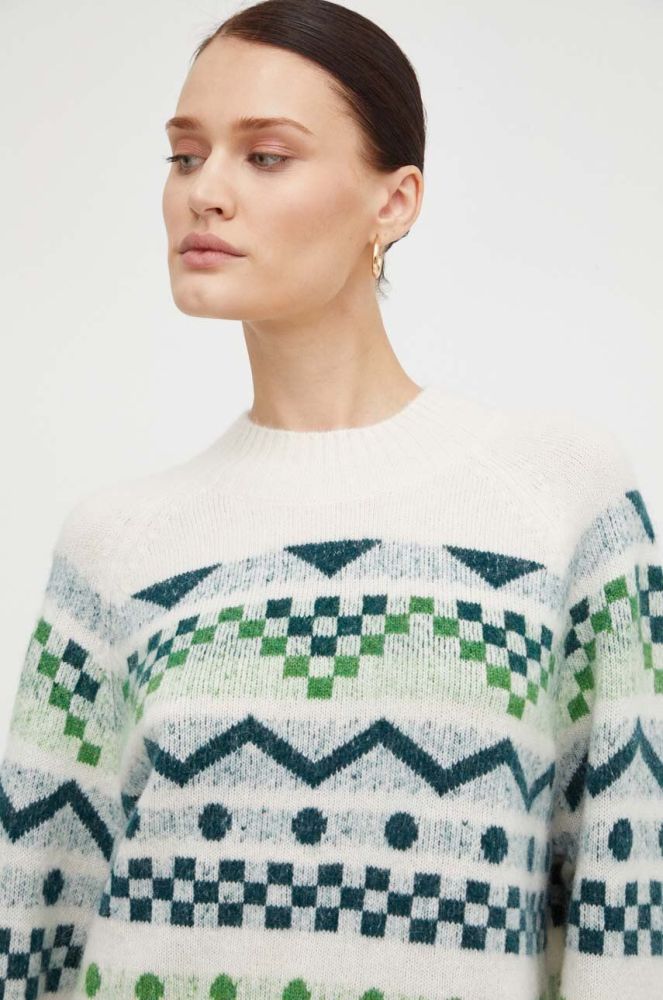 Вовняний светр Marc O'Polo DENIM жіночий колір бежевий (3565731)