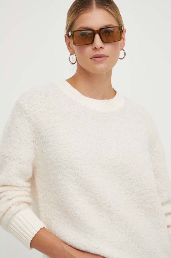 Вовняний светр Marc O'Polo DENIM жіночий колір бежевий (3569424) фото 4