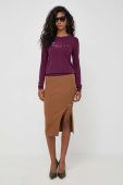 Светр Guess жіночий колір фіолетовий легкий (3572380)