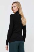 Светр Guess жіночий колір чорний легкий гольф (3497773)