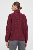 Светр Guess жіночий колір бордовий гольф