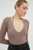 Светр Guess жіночий колір коричневий легкий (3512798)