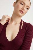Светр Guess жіночий колір бордовий легкий (3512788)