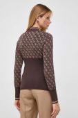 Светр Guess жіночий колір коричневий легкий (3610656)