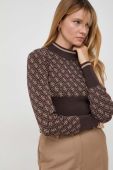 Светр Guess жіночий колір коричневий легкий (3610656)
