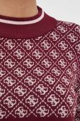 Светр Guess жіночий колір бордовий легкий (3610666)