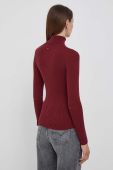 Светр Pepe Jeans жіночий колір бордовий легкий гольф