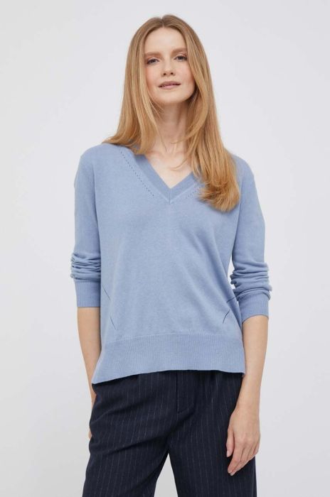 Светр з домішкою вовни Pepe Jeans Donna жіночий легкий колір блакитний (3521225)