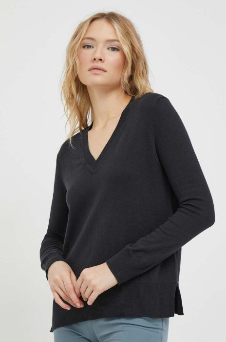 Светр з домішкою вовни Pepe Jeans жіночий колір чорний легкий (3497798)