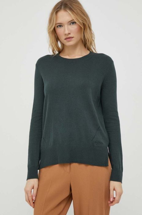 Светр з домішкою вовни Pepe Jeans жіночий колір зелений легкий (3497803)