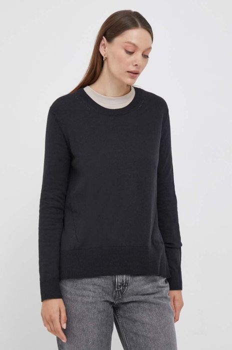 Светр з домішкою вовни Pepe Jeans жіночий колір чорний легкий (3493599)