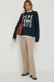Светр з домішкою вовни Pepe Jeans ELARA жіночий колір синій теплий