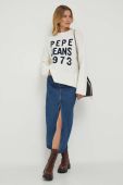 Светр з домішкою вовни Pepe Jeans ELARA жіночий колір бежевий теплий