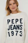 Светр з домішкою вовни Pepe Jeans ELARA жіночий колір бежевий теплий