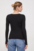 Светр з домішкою вовни Pepe Jeans жіночий колір чорний легкий (3633483)