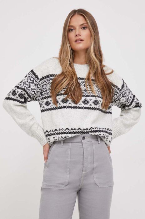 Светр Pepe Jeans жіночий колір сірий легкий